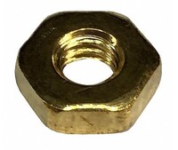 #4 - 40 BRASS HEX MACH SC NUT NC